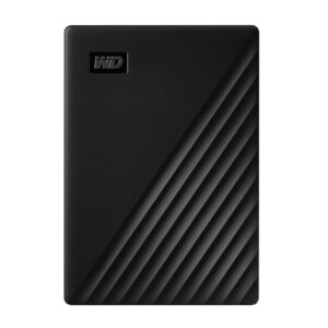 هارد اکسترنال وسترن دیجیتال مدل My Passport ظرفیت چهار ترابایت دارای رابط USB Type-A 3.2