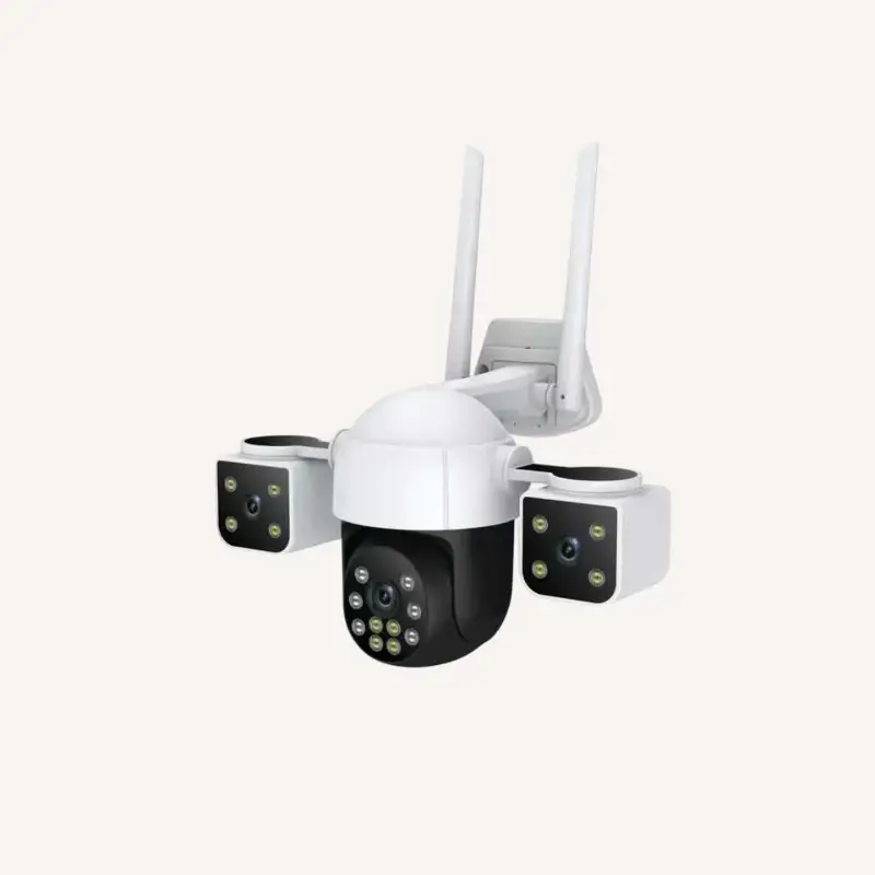 V380 PRO – V500 دوربین اسپید دام سه لنز سیمکارتی V380 PRO – V500 به همراه 32 توشیبا - تصویر 1