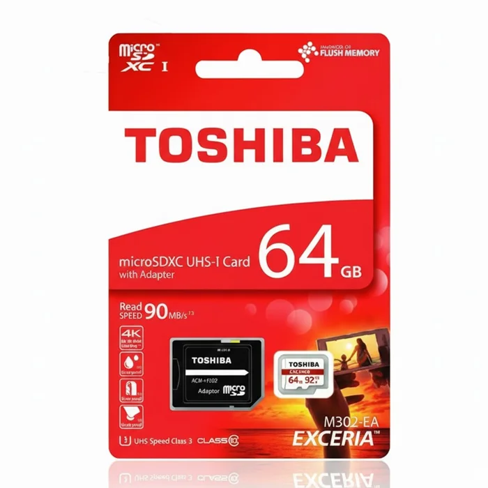 64 کارت حافظه microSDXC توشیبا ظرفیت 64 گیگابایت - تصویر 1