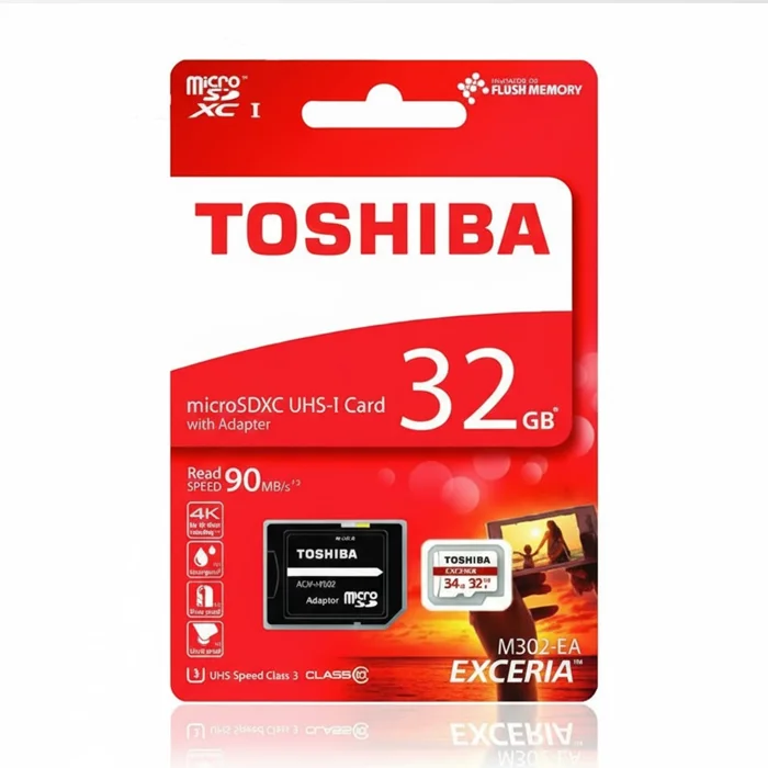 toshiba-32 کارت حافظه microSDXC توشیبا ظرفیت 32گیگابایت - تصویر 1